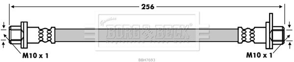 BORG & BECK stabdžių žarnelė BBH7693